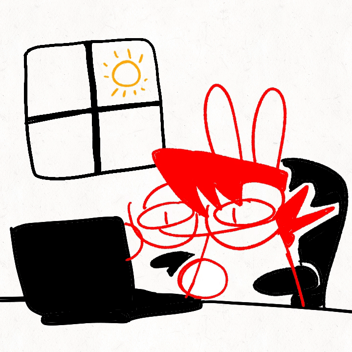picture of me WORKING